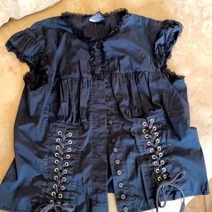 Black Victoria Seceret size M blouse